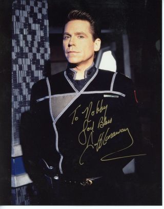Jeff Conaway (1950 - 2011) - Babylon 5 - Zack Allan - 8x10 Signed Photo