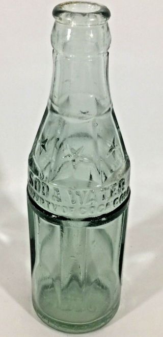 Old Coca Cola Bottling Co.  Soda Water Square 6 Stars Madison WI.  Bottle 3