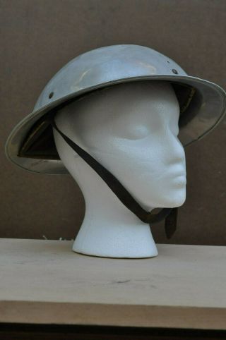 Aluminum Parade Helmet Brodie Style Ww1 Wwi Vfw Hat Veterans Us Army