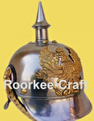 wwI German Pickelhaube Helmet Officer ' s Spike For Prussian Steel & Brass Helmet 2