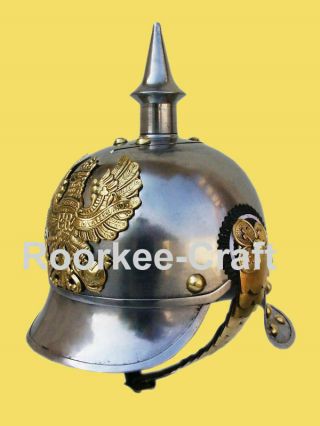 wwI German Pickelhaube Helmet Officer ' s Spike For Prussian Steel & Brass Helmet 3