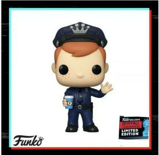 Pre - Order Pop Freddy Funko Nypd Police Officer Nycc 2019 Shared Exclusive