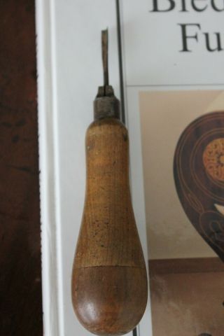 Antique late c.  1800 ' s - 1910 Pocket Wood Tools,  19 Bits 2