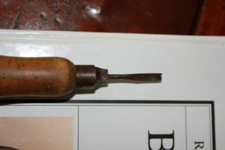 Antique late c.  1800 ' s - 1910 Pocket Wood Tools,  19 Bits 3