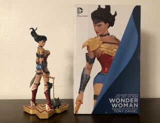 Wonder Woman Art Of War Statue Tony Daniel Dc Collectibles 573/5200
