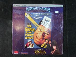 The Brain From Planet Arous Elvira/ Vintage Sci - Fi Horror Japan Laserdisc