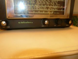 Vintage Hellicrafter 4 Band Shortwave Radio & SW Antenna 2