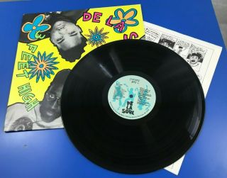 De La Soul ‎3 Feet High & Rising Vinyl Lp 1989 Tommy Boy Records ‎tblp 1019 Nm