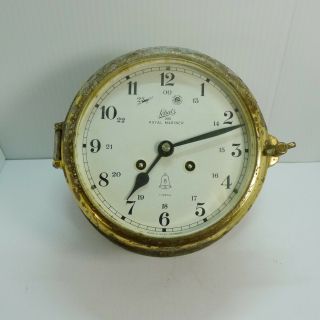 Schatz Royal Mariner 1881 Clock 8 Day Brass West Germany 11 Jewels