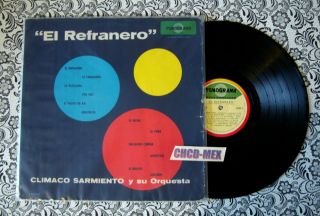 ☀ Fonograma Lp Venezuela ●climaco Sarmiento Y Su Orquesta● Afro Cumbia Colombia