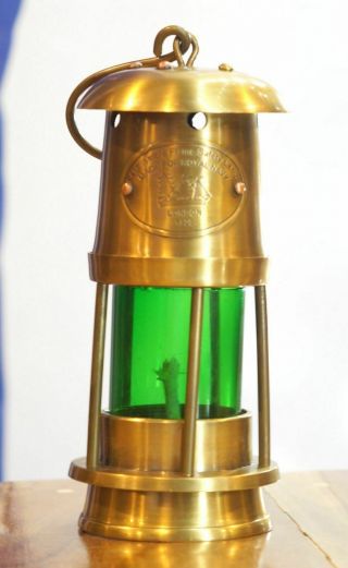 Antique Brass Minor Oil Lamp Nautical Maritime Ship - Lantern Boat Light.
