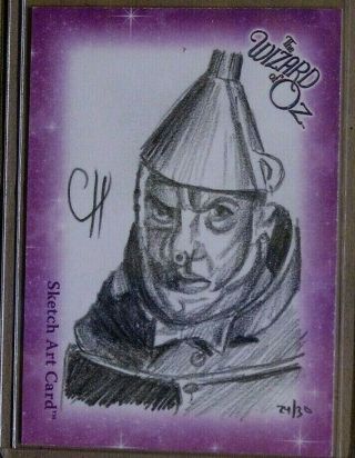 Wizard Of Oz - Chris Henderson - Tin Man - Breygent - Art - Sketch Card - Signed - 24/30
