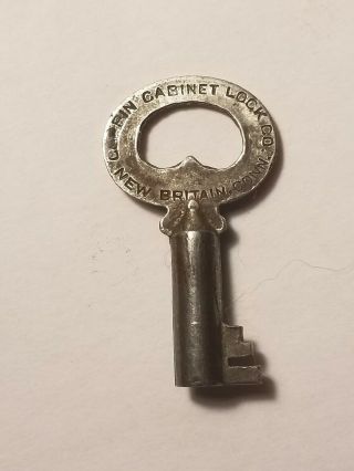 Antique Steamer Trunk Key E30 Corbin Cabinet Lock Co.  Key E30
