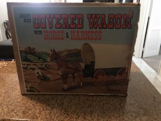 Vintage Marx Johnny West Adventures Covered Wagon