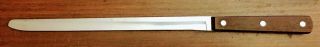 Vintage Cutco Bread Knife 34 9 1/2  Chef Bread Knife 14 Inches Wooden Handle