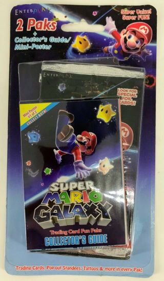 Mario Galaxy Trading Card Packs (12) 2 - Packs - 24 Packs