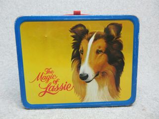 1978 Magic Of Lassie Tv Western Lunchbox 7.  5,