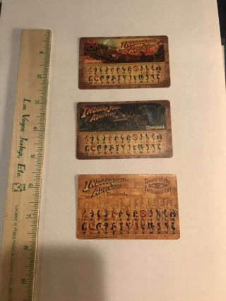 Set Of 3 Indiana Jones Decoder Cards