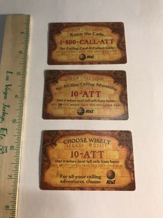 Set Of 3 Indiana Jones Decoder Cards 2