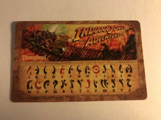 Set Of 3 Indiana Jones Decoder Cards 3