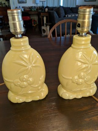 Vintage Ceramic Table Lamps Set Of 2