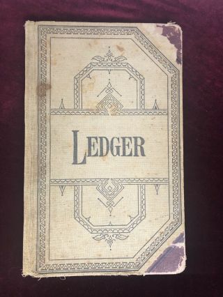Rare Large Vintage Ledger - 1940s - 1960s,  Home/farm Ledger