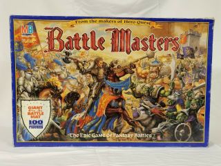 Vintage (1992) Battle Masters Board Game,  Milton Bradley