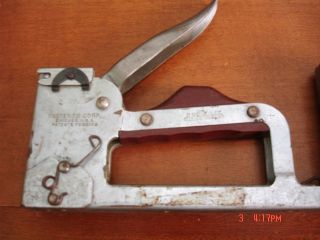 Vintage Collectible Duo - Fast Fastener Corp Chicago Usa Model Ct 830 Staple Gun