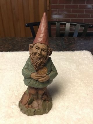 Tom Clark Vintage Gnome Nick O Time Figure Hand Signed 6 1/2 Inches Tall