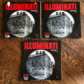 Myron Fagan Conspiracy Theorist Illuminati Vol 1 2 3 Lp Vinyl Records Cfr Expose