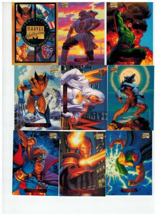 1994 Marvel Masterpieces Series 3 Set 140 Cards Nm Universe X - Men 2020