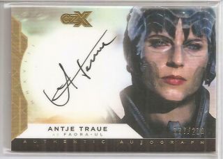 2019 Cryptozoic Czx Dc Heroes & Villains Auto Antje Traue As Faora - Ul /210