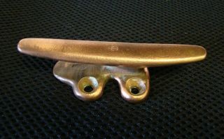 Old 4 - Inch Boat Cleat Brass Bronze