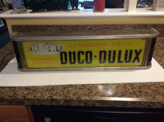 Scarce Vintage Dupont Duco - Dulux Authorized Distributor Advertising Store Sign