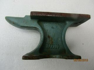 Vintage Cast Iron Mini Anvil Japan Jeweler Machinist Tool