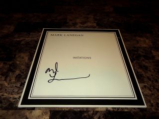 Mark Lanegan Signed Imitations Vinyl Screaming Trees Queens Of The Stone Age