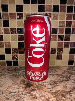 Stranger Things Coke Coca Cola 1985 Coke 1 Can Rare Stranger Things 3