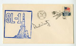 Nasa Astronaut Paul Weitz Hand Signed 1st Day Cover Sl1 May 14 1973