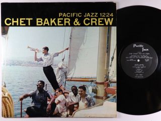 Chet Baker & Crew - S/t Lp - Pacific Jazz - Pj - 1224 Mono Dg