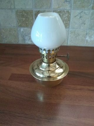 Vintage - Brass - Kelly / Pixie / Oil Lamp.  -