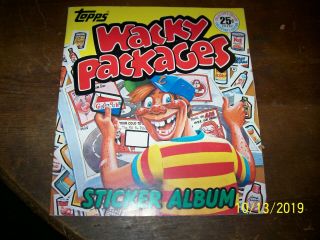 1982 Topps Wacky Packages Sticker Album Complete