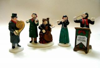 Chamber Orchestra Set Of 4 Dept 56 Christmas In The City 1994 5884