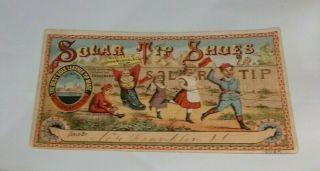 Victorian Trade Card John Mundell Co Philadelphia Solar Tip Shoe Girard College