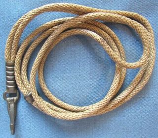 , Wwi Us Pistol Or Revolver Lanyard W/1917 Patent Date On Chape