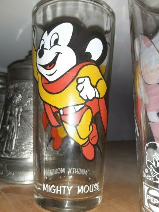 Mighty Mouse Pepsi Glass