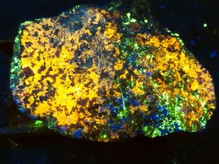 Franklin,  Nj : Rich Clinohedrite (phos. ) With Hardystonite : Franklin,  N.  J.