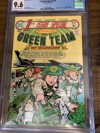 1st Issue Special 2 Cgc 9.  6 Nm,  " Introducing The Green Team "