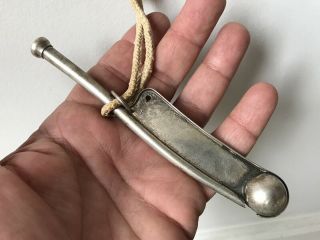 Old Sterling Silver Boatswain 