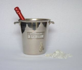 Vintage French Champagne Ice Bucket " De Castellane ",  In