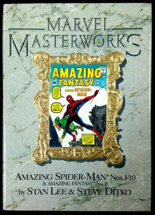 Marvel Masterworks Vol 1 Spider - Man 1 - 10 Fantasy 15 1st Printing